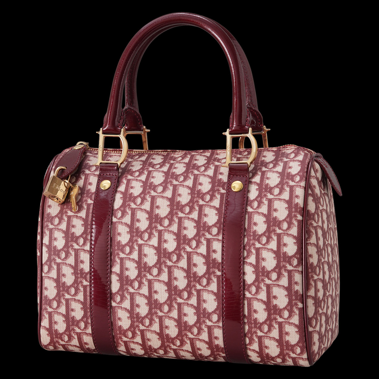 CHRISTIAN DIOR(USED)디올 빈티지 오블리크 보스턴 토트백